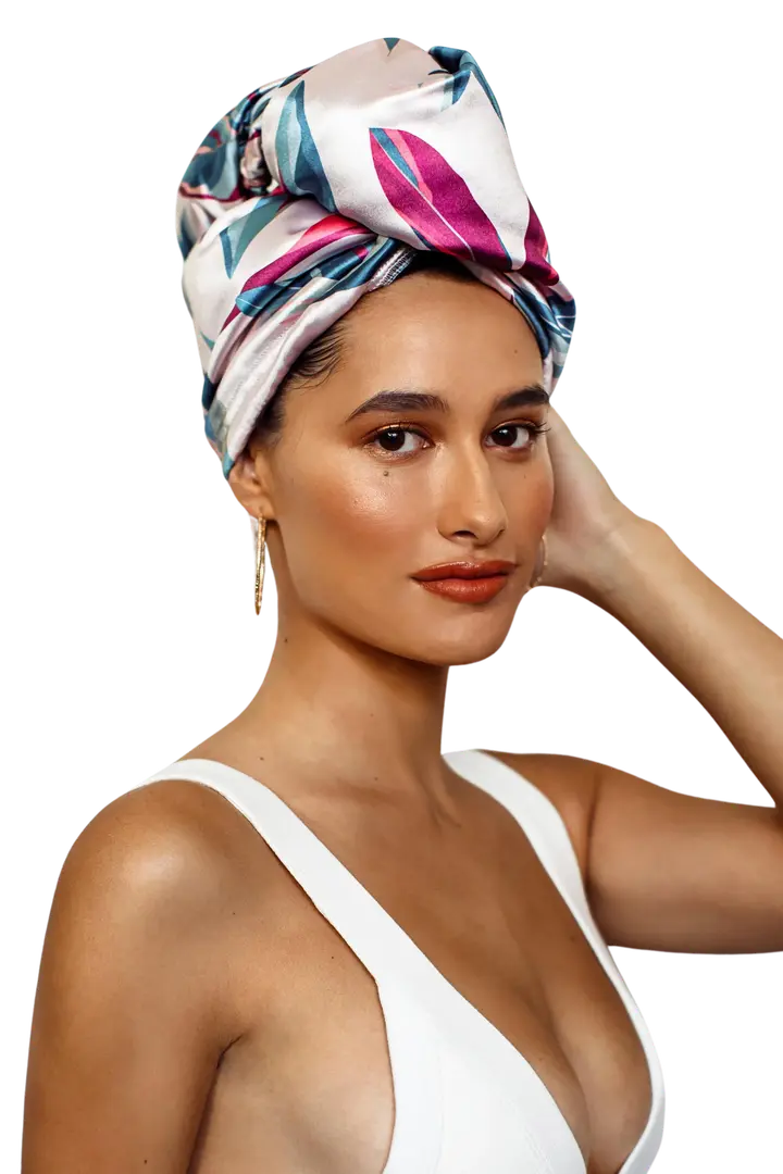 MUAVES I Protective Satin Hair Wraps I Quick Dry Hair Wraps